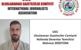 UGC-Uluslararası Gazeteciler Cemiyeti Hollanda Gelderland bölgesi Deventer Temsilcisi Mahmut ERÖZTÜRK
