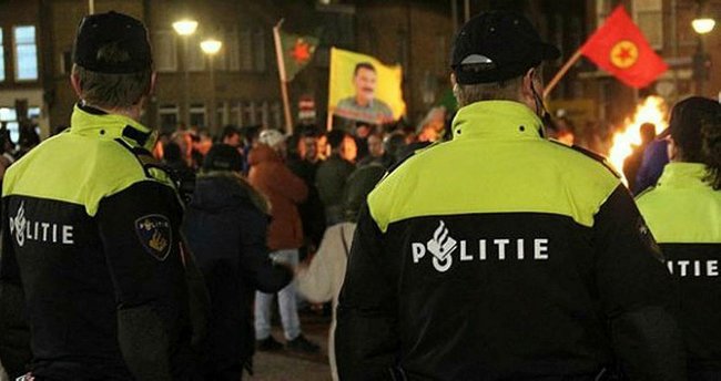 Hollanda’da PKK yandaşları polise saldırdı: 12 gözaltı