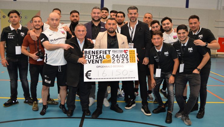 Benefiet Futsal Event’ten Depremzedelere 16.150 Euro